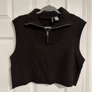Sweater Vest Quarter-Zip